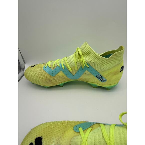 Men's Puma Future Pro FG/AG 107171-03 Neon Yellow Soccer Cleats Shoes Size 8.5 - Picture 6 of 12